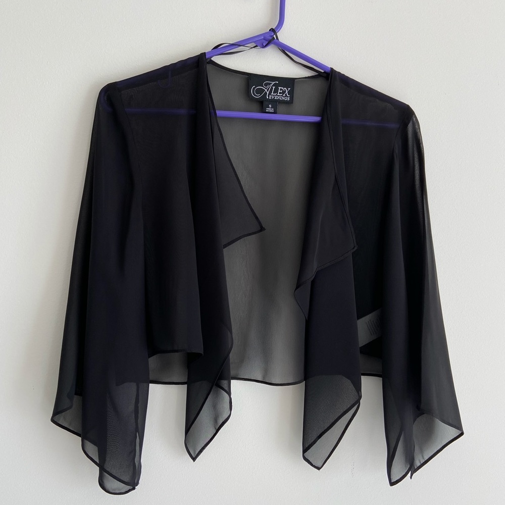 Black, chiffon cover up